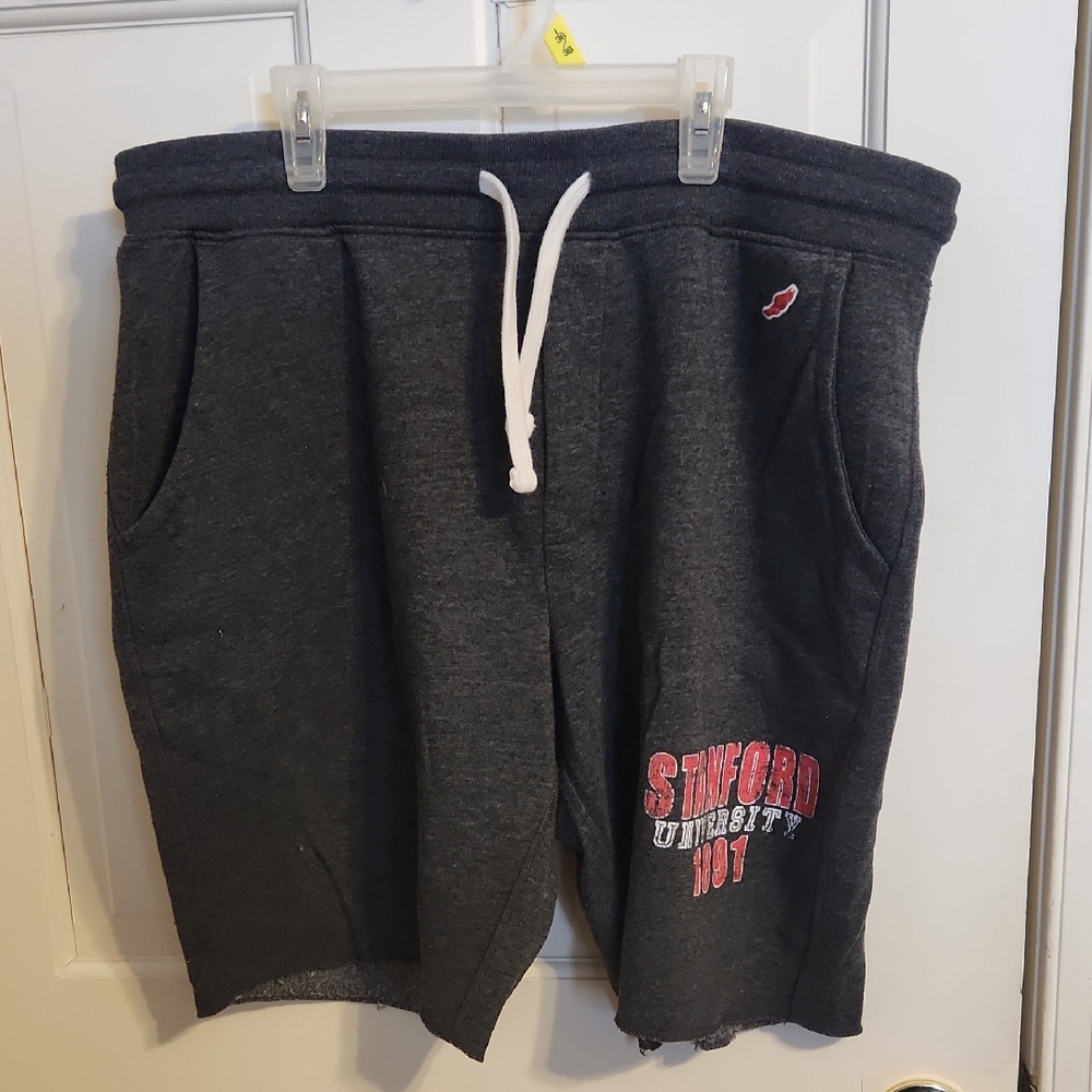 League XL Stanford University Men's Gray Shorts